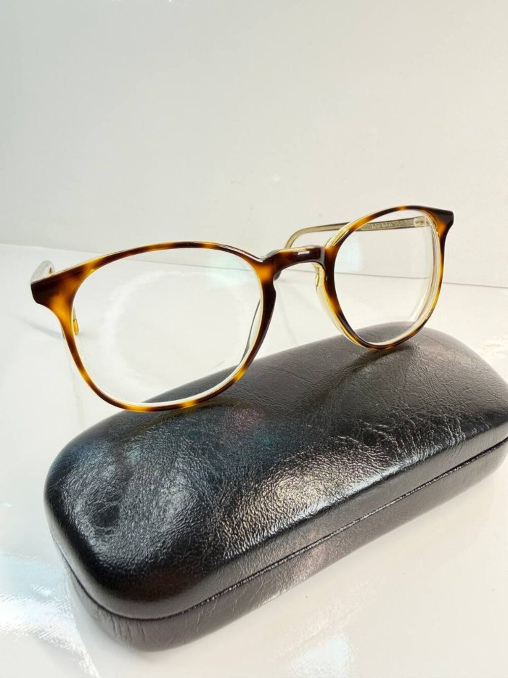 Bailey Nelson Palmer XL Hand-Crafted Tortoise Eyeglasses